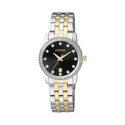 Ladies Two tone bracelet stainless steel watch eu6034-55e